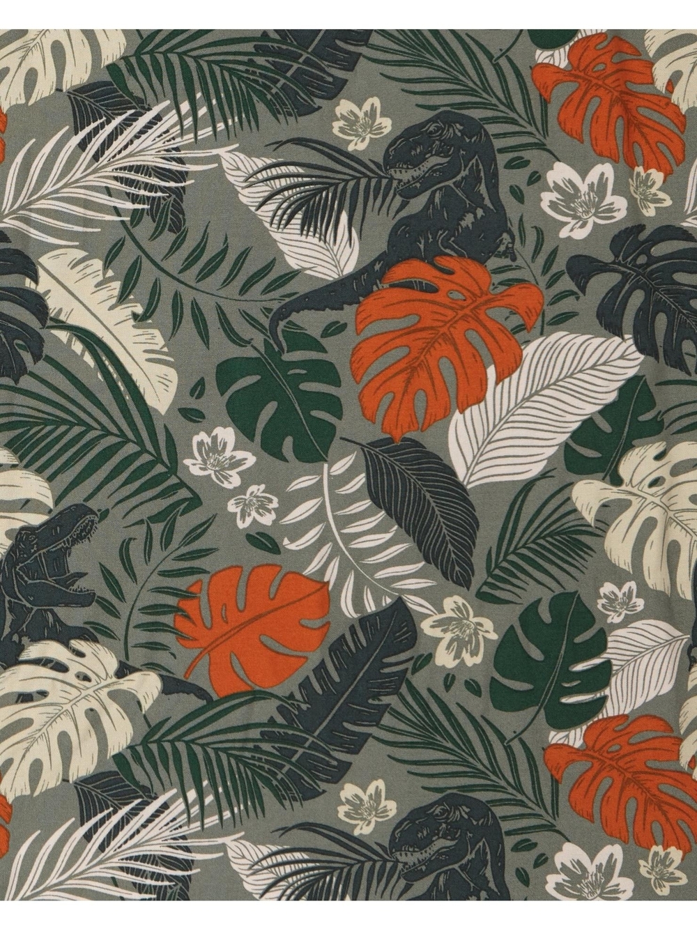Her Universe Jurassic Park Tropical Wrap Dress with Pockets - Picture 4 of 8